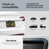 image:imageSpigen Car License Plate Frame Holder  1 Pack with ScrewsampInstallation Kit  Rattle Proof and Weather Proof Designed for New Tesla Model Y Juniper L Model 3YSXCybertruck amp All CarsBlack
