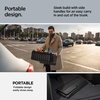 image:imageSpigen Heavy Duty Foldable Trunk Organizer with Lid  Black  Collapsible Storage Bag for Tesla Model Y Juniper YL Model 3YSXCybertruck Sedan and all Cars and SUVsCarbon Black