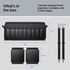image:imageSpigen Heavy Duty Foldable Trunk Organizer with Lid  Black  Collapsible Storage Bag for Tesla Model Y Juniper YL Model 3YSXCybertruck Sedan and all Cars and SUVsCarbon Black