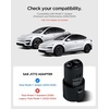 image:imageSpigen J1772 Charging Adapter Door Dock for Legacy Tesla Model Y 20202024  Not Compatible with Model Y Juniper 202625  J1772 Charging Adapter NOT Included  Refer to the video for installationModel Y Juniper 20252026