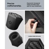 image:imageSpigen Magnetic Car Tire Valve Caps in Carbon Black  4 Pack  Never Lose Fade Resistant for Schrader Valve Stem CapsCarbon