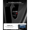 image:imageSpigen Magnetic Car Tire Valve Caps in Carbon Black  4 Pack  Never Lose Fade Resistant for Schrader Valve Stem CapsRed