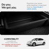 image:imageSpigen Under Seat Storage Box for Tesla Model Y Juniper 2 Pack  Only Premium amp Performance 202625  Hidden Organizer Tray Waterproof amp AntiRattleRear