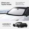 image:imageSpigen ZeroGap Windshield Sunshade for All Tesla Model Y amp 3  Maximum UV amp Heat Protection Dual Layer with Pocket  Car Accessories for Model Y Juniper Model YL Model 3 HighlandToyota RAV4