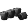 image:imageSpigen Magnetic Car Tire Valve Caps in Carbon Black  4 Pack  Never Lose Fade Resistant for Schrader Valve Stem CapsCarbon