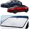 image:imageSpigen ZeroGap Windshield Sunshade for All Tesla Model Y amp 3  Maximum UV amp Heat Protection Dual Layer with Pocket  Car Accessories for Model Y Juniper Model YL Model 3 HighlandModel 3Y