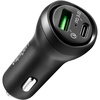 image:imageSpigen for USB C Car Charger Essential 45W Dual Port Car Charger Fast Charge PD 27WQuick Charge18W Compatible with iPhone 17 16 15 Pro Max iPad M4 M2 Galaxy Z Fold Flip S23 Ultra Note Pixel 10