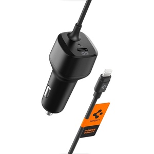 image:imageSpigen USBC Car Charger 47W PD MFi Certified  Fast Charging and Builtin Lightning Cable for iPhone 1712 iPad Galaxy Z FoldFlip 8