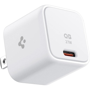 image:imageSpigen USBC Wall Charger 27W PD PPS  Fast Charging For Galaxy S25S21FEZ FoldFlip iPhone 1712 iPad M4Air M2  WhiteWhite 27W