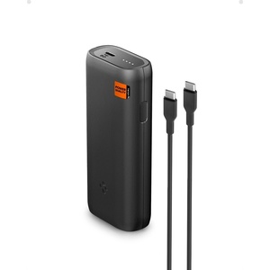 image:imageSpigen for USB C Power Bank ArcPack 30W 10000mAh SuperCompact Compatible with iPhone 17 16 15 14 Galaxy S25 S24 Z Fold Flip 7 iPad AirPods PD PPS USB Type C Portable Charger Battery Pack with Cable