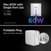 image:imageSpigen 70W Dual USBC Wall Charger GaN II  Fast Charging 60W Single Port PD for MacBook ProAir iPad Dell XPS iPhone  White70W White