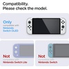 image:imageSpigen GlasTR EZ FIT Screen Protector for Nintendo Switch 2 2 Pack  AluminaCore Aluminum Enhanced 10H Tempered Glass Auto Align Tray 100 clarity Original touch Dockfriendly 79inch7inch Nintendo Switch OLED