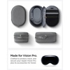 image:imageSpigen Klasden Pouch for Apple Vision Pro Case M2M5 Chip 20242025  Premium Full Protection Travel Case EVA Shell Soft Cushion Built In Magnetic Storage Charcoal GrayCharcoal Gray