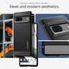 image:imageSpigen Rugged Armor Case for Google Pixel 7  Matte Black  Carbon fibre pattern secure grip air cushion tech militarygrade protectionMatte Black