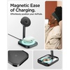 image:imageSpigen for MagSafe Charging Stand ArcField MagFit 2in1 Dual Magnetic Wireless Charging Stand Fast Wireless Charger Compatible with iPhone 17 16 15 14 13 Airpod Pro 4 3 2 Gen Adapter Not Included