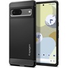 image:imageSpigen Rugged Armor Case for Google Pixel 7  Matte Black  Carbon fibre pattern secure grip air cushion tech militarygrade protectionMatte Black