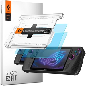 image:imageSpigen GlasTR EZ FIT Screen Protector Tempered Glass for ROG Ally X 2P  9H Tempered Glass Auto align tray 100 clarity Original touch Scratch Resistant 7 Casefriendly 2 Pack