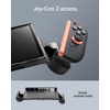 image:imageSpigen Dual Grip Designed for Nintendo Switch 2 Case 2025  Dock Compatible Ergonomic Grip PCTPU Dual Layer Protection Kickstand Compatible Case  BlackBlack Pro