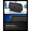 image:imageSpigen Dual Grip Designed for Nintendo Switch 2 Case 2025  Dock Compatible Ergonomic Grip PCTPU Dual Layer Protection Kickstand Compatible Case  BlackBlack