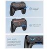 image:imageSpigen JoyCon Grip Designed for Nintendo Switch 2 2025  NS100 Controller Cover for Mario Kart World  8 Deluxe  Black 2 PackNS100 JoyCon Grip