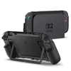 image:imageSpigen Dual Grip Designed for Nintendo Switch 2 Case 2025  Dock Compatible Ergonomic Grip PCTPU Dual Layer Protection Kickstand Compatible Case  BlackBlack