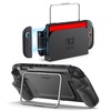 image:imageSpigen Dual Grip Designed for Nintendo Switch 2 Case 2025  Dock Compatible Ergonomic Grip PCTPU Dual Layer Protection Kickstand Compatible Case  BlackBlack Pro