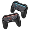 image:imageSpigen JoyCon Grip Designed for Nintendo Switch 2 2025  NS100 Controller Cover for Mario Kart World  8 Deluxe  Black 2 PackNS100 JoyCon Grip