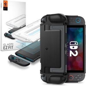 image:imageSpigen for Nintendo Switch 2 Accessories Screen Protector  Dual Grip Case Bundle