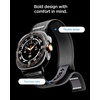 image:imageSpigen Athlex Air for Samsung Galaxy Watch Ultra 21 Band 202620252024  Lightweight Soft Nylon Fabric Adjustable Men Women Hook and Loop Sport Replacement Strap  Active Black Gray