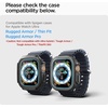 image:imageSpigen GlasTR EZ FIT Screen Protector for Apple Watch Ultra 321 49mm  9H Hardness Tempered Glass Easy Installation Kit CaseFriendly Crystal Clear Touch Responsive Oleophobic Coating