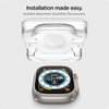 image:imageSpigen GlasTR EZ FIT Screen Protector for Apple Watch Ultra 321 49mm  9H Hardness Tempered Glass Easy Installation Kit CaseFriendly Crystal Clear Touch Responsive Oleophobic Coating