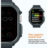 image:imageSpigen Rugged Armor for Apple Watch Ultra 321 49mm Case  Durable Protective TPU Shock Proof Scratch Resistant Cover  WhiteAbyss Green