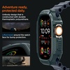 image:imageSpigen Rugged Armor for Apple Watch Ultra 321 49mm Case  Durable Protective TPU Shock Proof Scratch Resistant Cover  WhiteAbyss Green