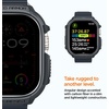 image:imageSpigen Rugged Armor for Apple Watch Ultra 321 49mm Case  Durable Protective TPU Shock Proof Scratch Resistant Cover  WhiteDark Gray