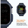image:imageSpigen Rugged Armor for Apple Watch Ultra 321 49mm Case  Durable Protective TPU Shock Proof Scratch Resistant Cover  WhiteNavy Blue