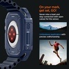 image:imageSpigen Rugged Armor for Apple Watch Ultra 321 49mm Case  Durable Protective TPU Shock Proof Scratch Resistant Cover  WhiteNavy Blue