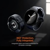 image:imageSpigen Thin Fit 360 for Samsung Galaxy Watch 98 40mm Case 20262025  Builtin Touch Sensitive Tempered Glass Screen Protector Slim Lightweight Protective Scratch Resistant PC Cover  Black