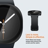 image:imageSpigen Thin Fit 360 for Samsung Galaxy Watch 98 40mm Case 20262025  Builtin Touch Sensitive Tempered Glass Screen Protector Slim Lightweight Protective Scratch Resistant PC Cover  Black
