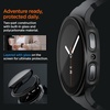 image:imageSpigen Thin Fit 360 for Samsung Galaxy Watch 98 44mm Case 20262025  Builtin Touch Sensitive Tempered Glass Screen Protector Slim Lightweight Protective Scratch Resistant PC Cover  Black