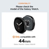 image:imageSpigen Thin Fit 360 for Samsung Galaxy Watch 98 44mm Case 20262025  Builtin Touch Sensitive Tempered Glass Screen Protector Slim Lightweight Protective Scratch Resistant PC Cover  Black
