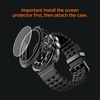 image:imageSpigen Thin Fit 360 for Samsung Galaxy Watch Ultra 2 Case 2026  Touch Sensitive Tempered Glass Screen Protector Slim Lightweight Protective Scratch Resistant PC Cover  Black