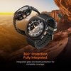 image:imageSpigen Thin Fit 360 for Samsung Galaxy Watch Ultra 2 Case 2026  Touch Sensitive Tempered Glass Screen Protector Slim Lightweight Protective Scratch Resistant PC Cover  Black