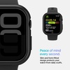 image:imageSpigen Thin Fit for Apple Watch Series 1110 46mm Case  Slim Lightweight Protective Scratch Resistant PC Cover  Crystal ClearBlack