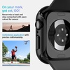 image:imageSpigen Thin Fit for Apple Watch Series 1110 46mm Case  Slim Lightweight Protective Scratch Resistant PC Cover  Crystal ClearBlack