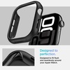 image:imageSpigen Thin Fit for Apple Watch Series 1110 46mm Case  Slim Lightweight Protective Scratch Resistant PC Cover  Crystal ClearBlack