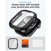 image:imageSpigen Thin Fit for Apple Watch Series 1110 46mm Case  Slim Lightweight Protective Scratch Resistant PC Cover  Crystal ClearBlack with Waterproof Screen