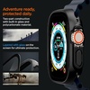 image:imageSpigen Thin Fit for Apple Watch Ultra 321 49mm Case  Slim Lightweight Protective Scratch Resistant PC Cover  Crystal ClearBlack with Screen