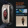 image:imageSpigen Thin Fit for Apple Watch Ultra 321 49mm Case  Slim Lightweight Protective Scratch Resistant PC Cover  Crystal ClearBlack with Screen