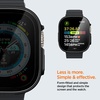 image:imageSpigen Thin Fit for Apple Watch Ultra 321 49mm Case  Slim Lightweight Protective Scratch Resistant PC Cover  Crystal ClearBlack with Screen