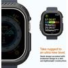 image:imageSpigen for Apple Watch Ultra 321 49mm Case with Secure Locking System  Lock Fit Durable Protective Shock Proof Scratch Resistant Bumper TPU Cover  BlackBlack